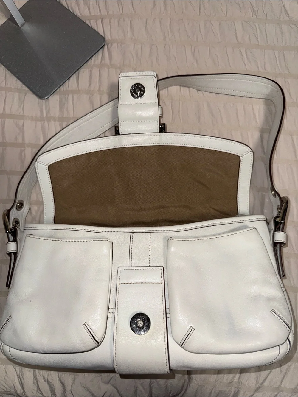 Vintage Coach Y2K Signature Double Pocket Soho